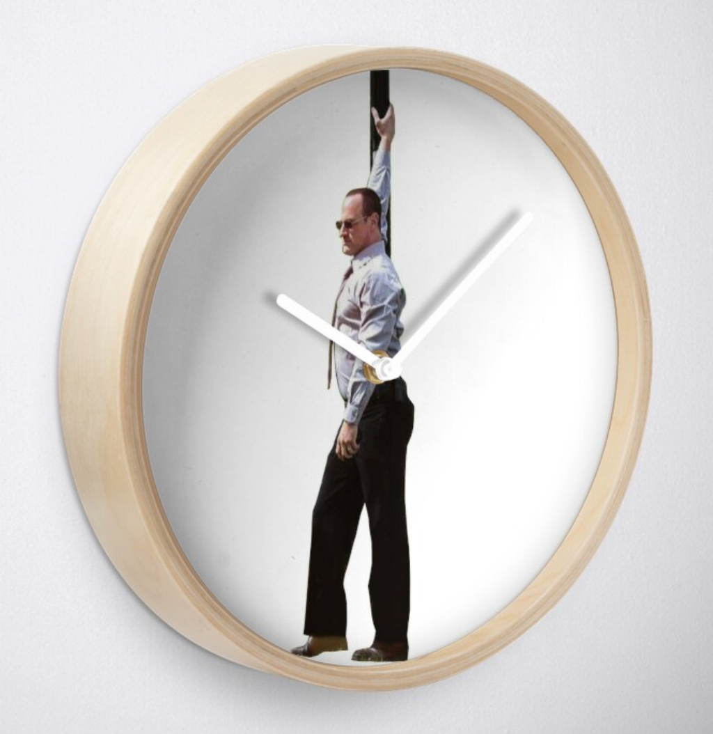 Detective Stabler Clock